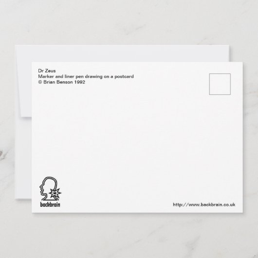 Dr. Zeus Flat Card (Rückseite)