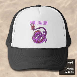 Dra Gon - Pink Dragon Comic style Truckerkappe