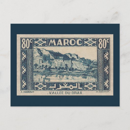 Draa-Tal, Marokko - Postkarte (Vorderseite)