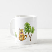 Dracaena Gift für Katzen Warnung Kunst Kaffeetasse (Vorderseite Links)