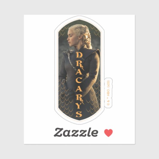 "Dracarys" Daenerys Targaryen Graphic Aufkleber (Blatt)