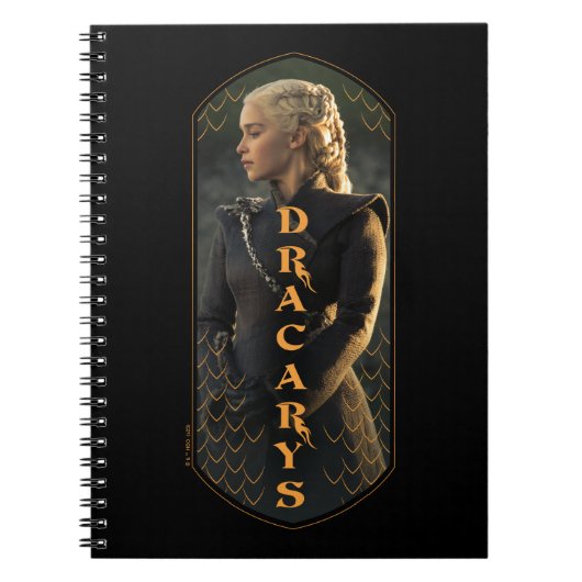 "Dracarys" Daenerys Targaryen Graphic Notizblock (Vorderseite)