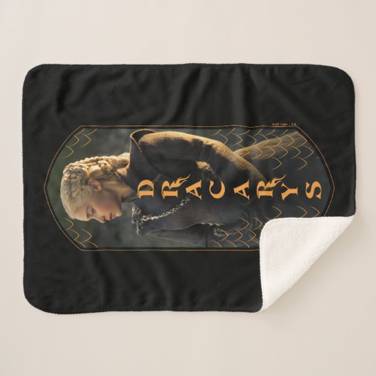 "Dracarys" Daenerys Targaryen Graphic Sherpadecke (Vorderseite (Horizontal))