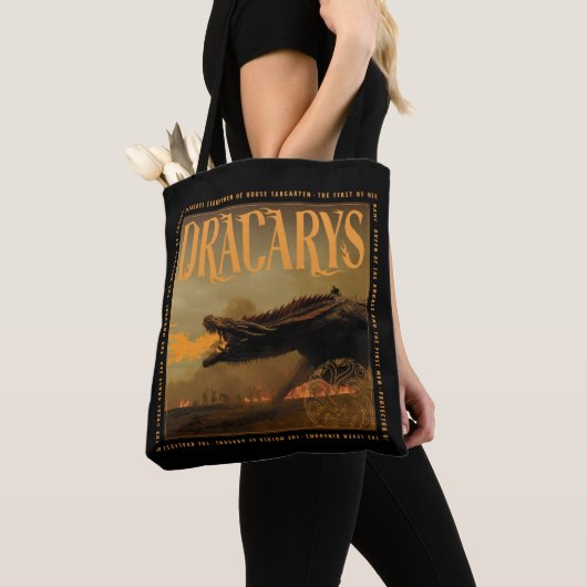 "Dracarys" Drogon Breathing Fire Graphic Tasche (Von Nahem)