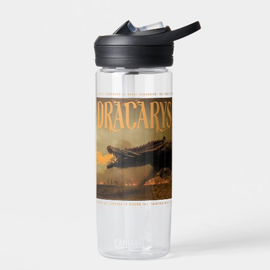 "Dracarys" Drogon Breathing Fire Graphic Trinkflasche (Links)