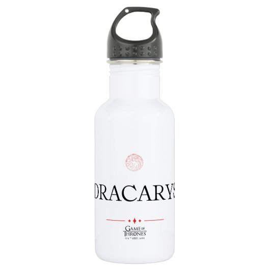 Dracarys Edelstahlflasche (Vorderseite)