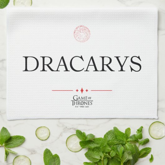 Dracarys Geschirrtuch (Gefaltet)