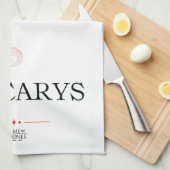 Dracarys Geschirrtuch (Viertel Falte)