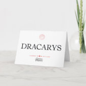 Dracarys Karte (Vorderseite)