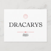 Dracarys Postkarte (Vorderseite)