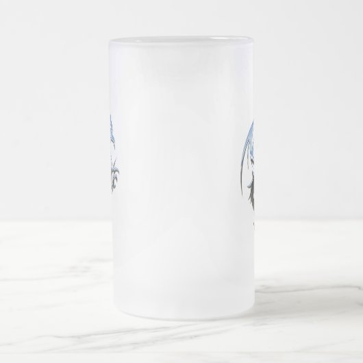 Drache-1721875 Mattglas Bierglas (Mittel)