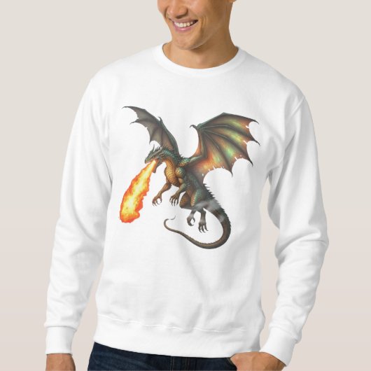 Drache 1 sweatshirt (Vorderseite)