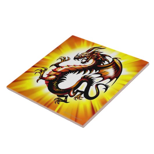 Drache 3 fliese (Seite)