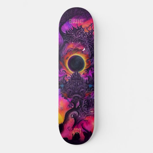Drache, 8 1/4" Skateboarddecke Skateboard (Vorderseite)