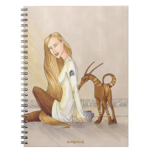 Drache-Abgenagtes Notizbuch Notizblock