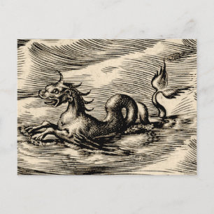 Drache am Äquator Postkarte