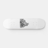 Drache am Felsen Skateboard (Horizontal)