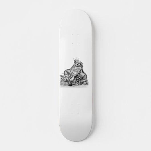 Drache am Felsen Skateboard (Vorne)