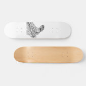 Drache am Felsen Skateboard (Horizontal)