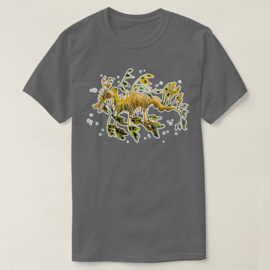Drache am Meeresaue 1 T-Shirt (Design vorne)