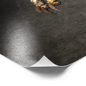 Drache am Toten Ende sucht nach etwas Abendessen - Fotodruck (Ecke)