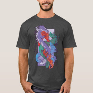 Drache Anime Japanisch Japan Asiatisch Vintage T-Shirt