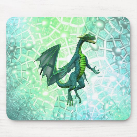 Drache-Atem-Mausunterlage Mousepad (Vorne)
