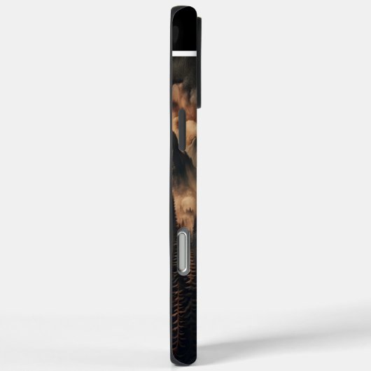 Drache auf Berggipfel Case-Mate iPhone Hülle (Rückseite / Rechts)