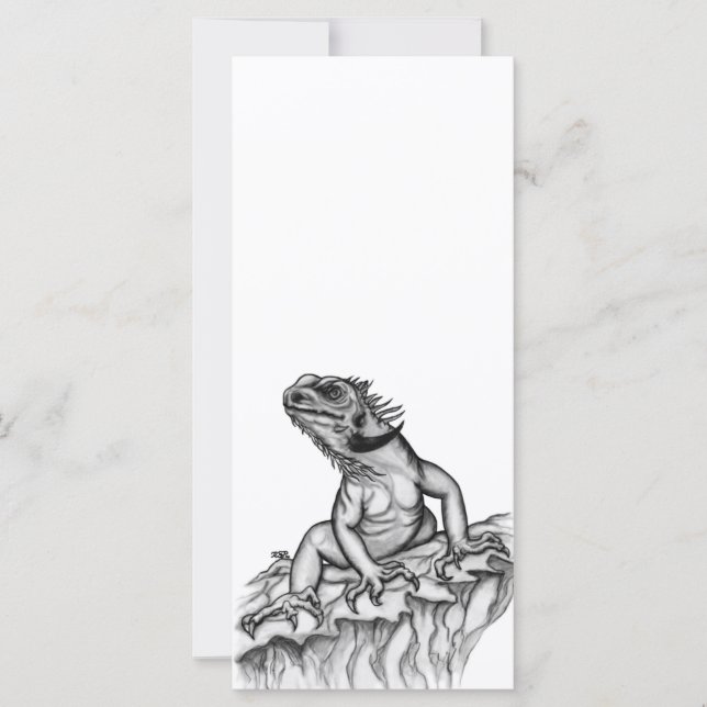 Drache auf dem Felsen (Vorderseite)