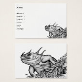 Drache auf dem Felsen (Vorne & Hinten)