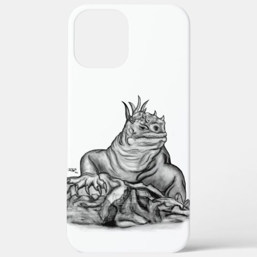 Drache auf dem Felsen Case-Mate iPhone Hülle (Rückseite)