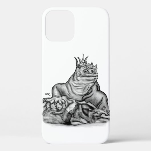 Drache auf dem Felsen Case-Mate iPhone Hülle (Rückseite)