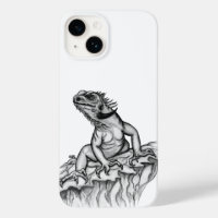 Drache auf dem Felsen