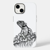 Drache auf dem Felsen