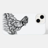 Drache auf dem Felsen Case-Mate iPhone Hülle (Rückseite (Horizontal))