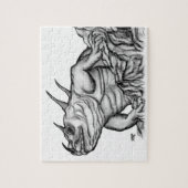 Drache auf dem Felsen Puzzle (Vertikal)