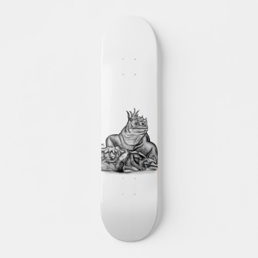 Drache auf dem Felsen Skateboard (Vorne)