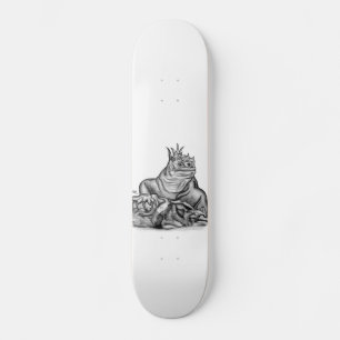 Drache auf dem Felsen Skateboard