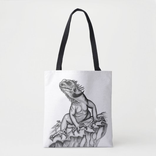 Drache auf dem Felsen Tasche (Vorderseite)