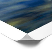 Drache auf der Kugel Poster (Ecke)