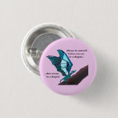 Drache auf Niederlassung Button (Vorne & Hinten)