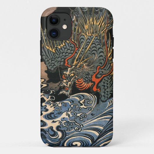 Drache auf See Case-Mate iPhone Hülle (Rückseite)