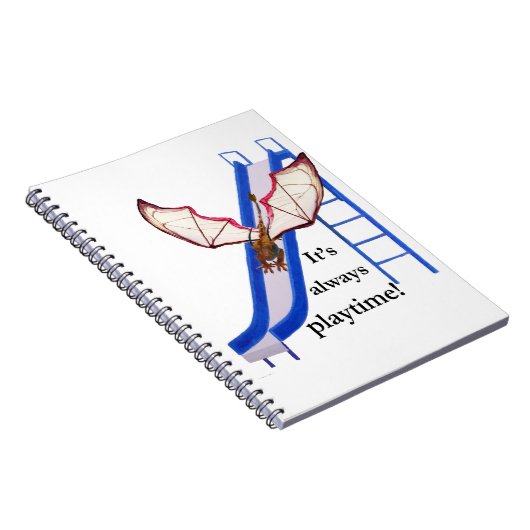 Drache auf Slide Notizblock (Rechte Seite)