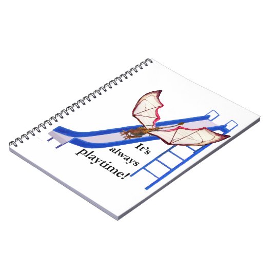 Drache auf Slide Notizblock (Linke Seite)