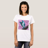 Drache auf Zweig-T - Shirt (Vorne ganz)
