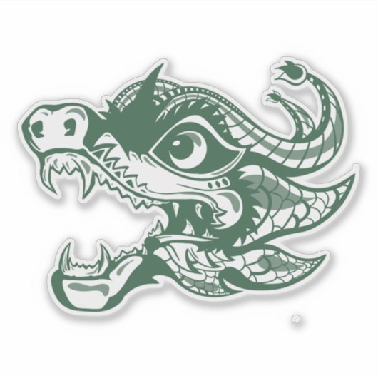 Drache Aufkleber (Vorderseite)