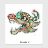 Drache Aufkleber (Blatt)