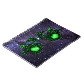 Drache Auge Notizbuch Notizblock (Linke Seite)