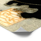 Drache aus dunklen Wolken zu Totoya Hokkei Poster (Ecke)