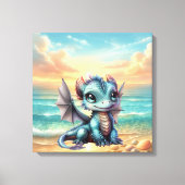 Drache Baby Leinwanddruck (Vorderseite)
